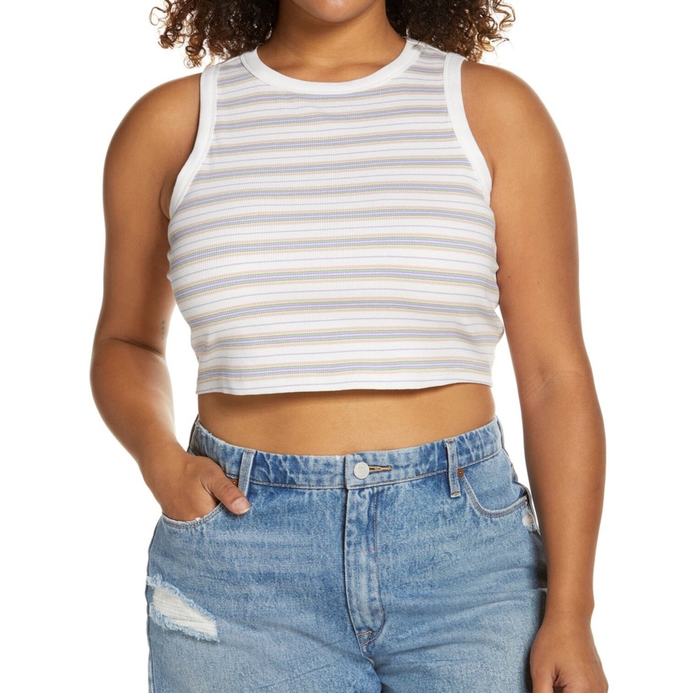 BP. Kalee Stripe Ringer Tank Top